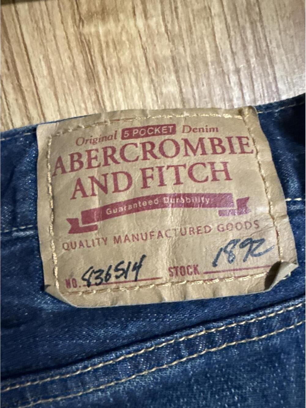 Vintage Abercrombie & Fitch Men's Denim Jeans W32 L34 - Picture 7 of 7